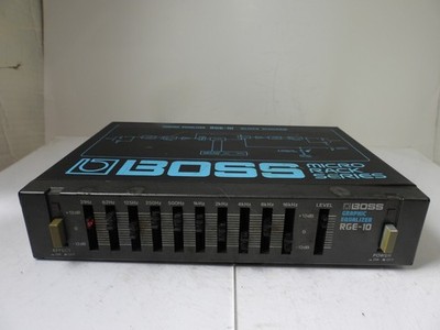 Vintage Boss RGE-10 Micro Rack Series 10-Band Equalizer EQ Effects