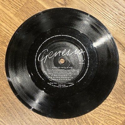 GENESIS: Firth Of Fifth (Live) - UK Flexi-disc 7  Vinyl Single 33rpm GI-01