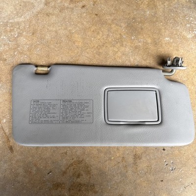 2002-2004 HONDA CRV Sun Visor Gray Grey Passenger Vinyl Push Mount OEM
