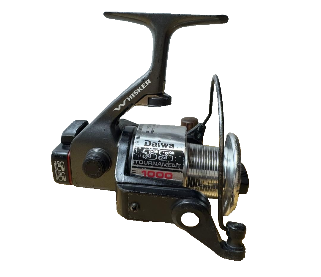 Vintage Daiwa Whisker Tournament SS-1000 Spinning Reel JDM Wooden
