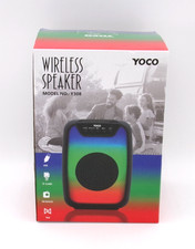 YOCO BLUETOOTH SPEAKER 5W STEREO PORTABLE WIRELESS, DEEP BASS SOUND  LIGHTS NEW