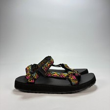 Teva Original Universal Black Multi Outdoor Sport Sandals 1116656C Youth Size 4