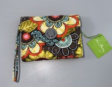 Vera Bradley Wristlet Flower Shower Turlock Wallet CC Your Turn Smartphone NWT