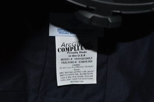 ARC FLASH HOOD NATIONAL SAFETY APPAREL H65UQUQ40LF with SHIELD image 5