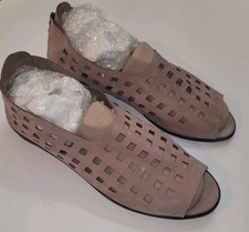 Arche Sandals Mauve Drick Slip On Nubuck Leather Open Toe Women Eur 42. US 11.5