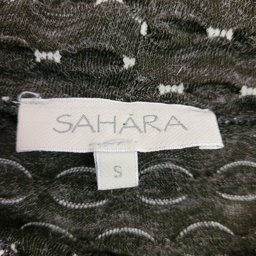 Sahara Oversized Tunic Top Lagenlook Grey White ~ Size Small - Picture 10 of 11