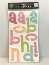 NEW ~ Me & My Big Ideas MAMBI Sticks Large Glitter Stickers ~ 8 Sheets