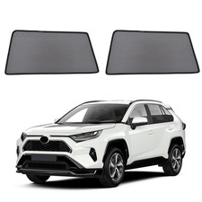 Car Window Shades for 2019-2024 RAV4 RAV4 2019-2024 R-2PCS, Black