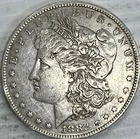 1882O Morgan Silver Dollar Uncertified Extra Fine - About Uncirculated Condition