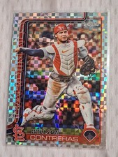 Willson Contreras 2025 Topps Chrome X-Fractor -  #82 