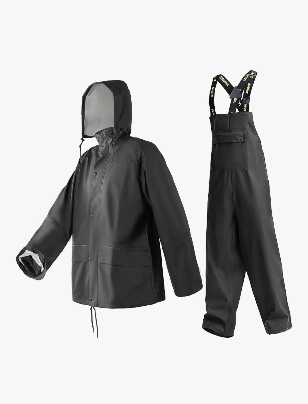Navis Marine Men's PRO Workwear 3-Piece Waterproof Hooded Jacket & Bib Pants XXL