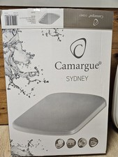 WC DECKEL mit Absenkautomatik CAMARQUE SYDNEY Toilettendeckel  eckig, Neuwertig 