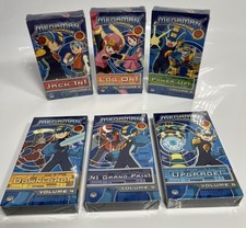 MegaMan NT Warrior VHS - Full Set - ALL SEALED - Kids Web Viz Cartoon Network