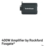 Polaris Rzr Pro R /S Amp Stereo ASM 4 CHANNEL 400 Watt 2417298 ROCKFORD FOSGATE