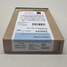Genuine Epson T6035 Light Cyan Ink Stylus Pro 7800 9800 7880 9880 SEALED 2021