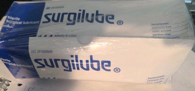 Surgilube Surgical Lubricant Sterile Bacteriostatic Jelly Foil Pac 3g 144 Count