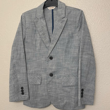 Cat Jack child Boy Jacket Suit blazer sports coat light blue gray 10