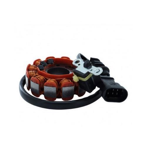 Stator allumage Piaggio Derbi 125 4T injection LC alternateur triphasé 12v