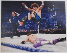 Carlito Colon Signed WWE 16x20 Photo PSA/DNA COA Superstar Picture Autograph WWC