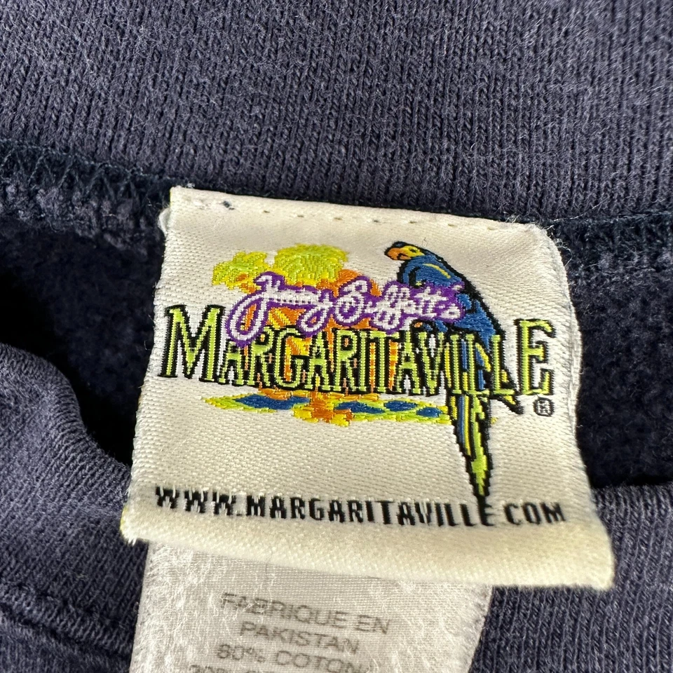 Sudadera DE COLECCIÓN Margaritaville Para Hombres XL Azul Pullover Jimmy Buffet Las Vegas Foto 4 de 4