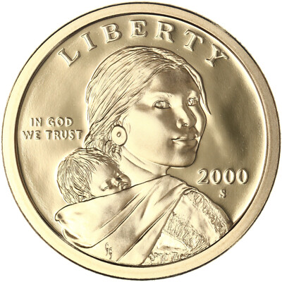 2000 S Native American Sacagawea Dollar Gem DCam Proof
