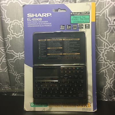Sharp EL-6590B Memo Master 32kb Electronic Organizer New Sealed!