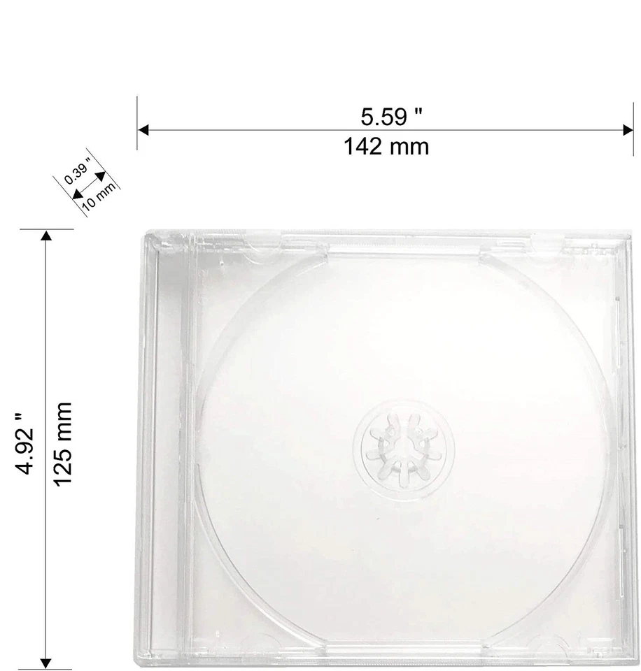 Sony PlayStation 1 PS1 PSOne Dreamcast Video Games Clear CD Disc Jewel Cases -50 - Image 3 of 4