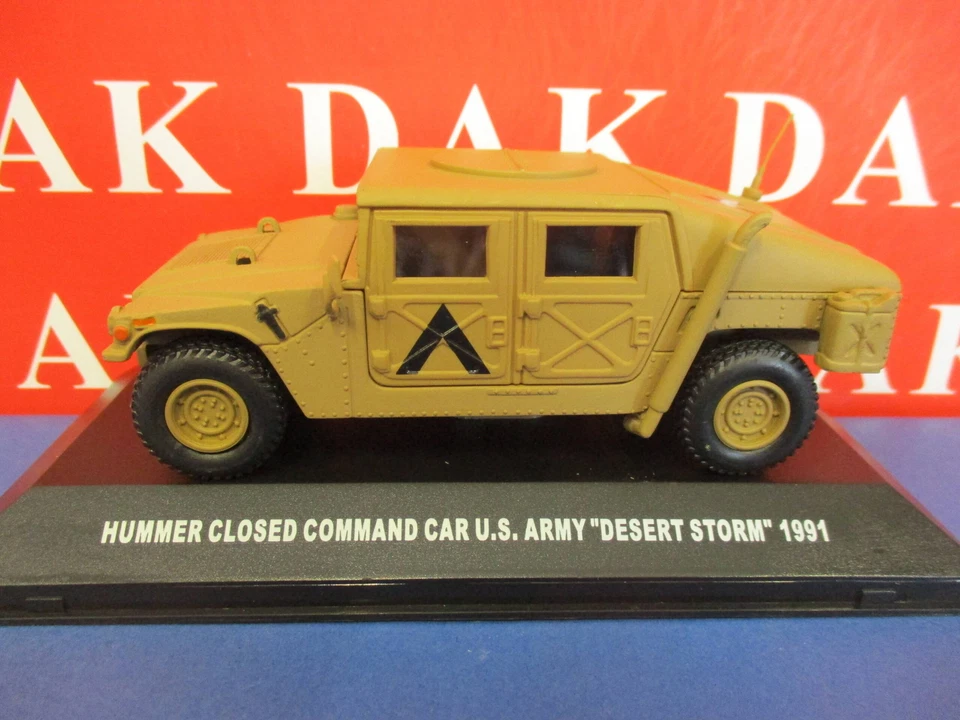 Die cast 1/43 Modellino Autoblindo Humvee Hummer Desert Storm US Army 1991 - Immagine 2 di 3