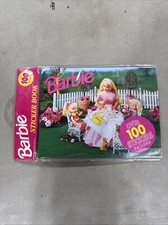 Mello Smello Barbie Sticker Book in Reusable Pouch with over 100 Stickers B2