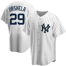 MAJESTIC YOUTH NEW YORK YANKEES GIO URSHELA HOME JERSEY REPLICA LARGE, WHITE NEW