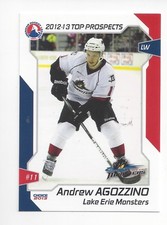 2012-13 AHL Top Prospects #28 Andrew Agozzino 
