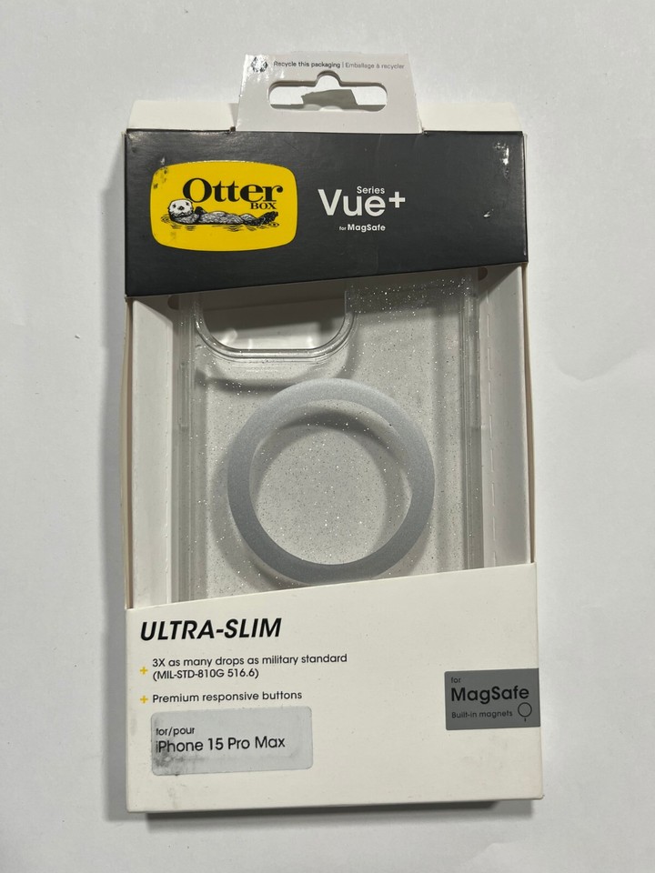 Coque OtterBox Symmetry Vue+ Ultra Slim Magsafe Pour IPhone 15 Pro - Transparente