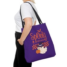 Spooky tote bag, Spooky Season tote bag, Halloween Tote Bag, kids trick or treat