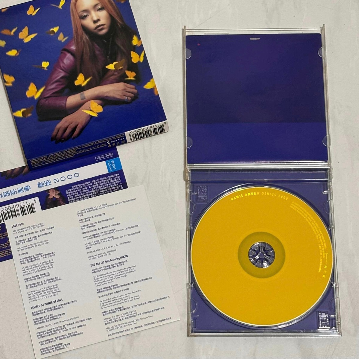 Namie Amuro 安室奈美惠 Genius 2000 歌姬2000 Taiwan OBI Box CD