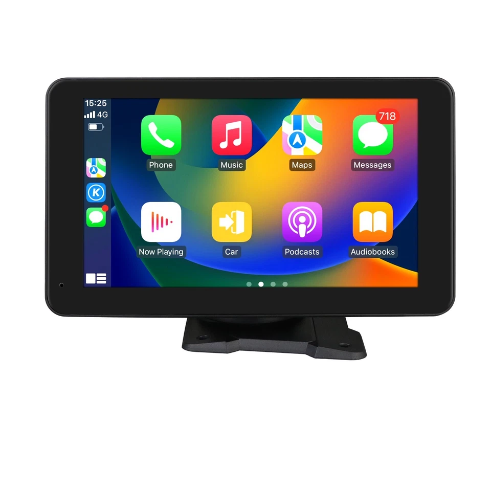 7" touch screen 2K portable car wireless Apple CarPlay Android car radio BT FM - Image 2 of 4