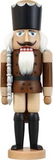 Nutcracker King Brown HxWxD = 39x13x10cm NEW Christmas Seiffen Nuts