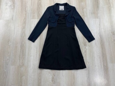 Womens dress Moschino Cheap Chic Size 44 Color Black/Blue