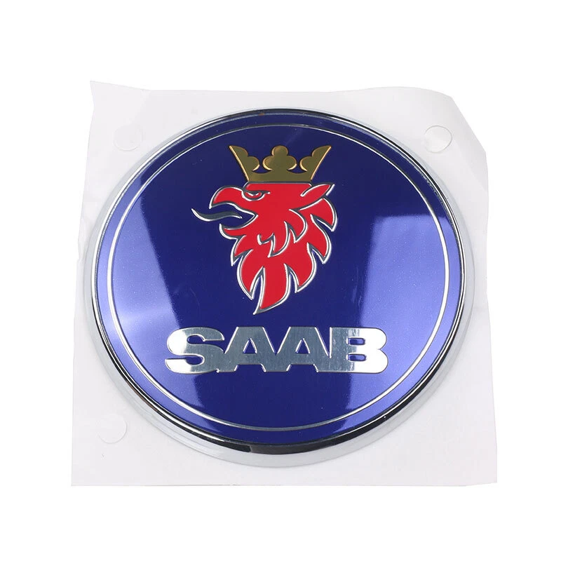 Emblema capó original 12 844 161 para Saab 9-3 2003-2009 9-5 2001-2009 Foto 2 de 3