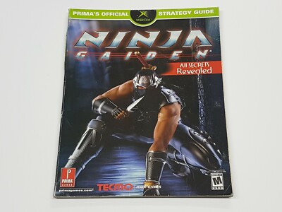 Ninja Gaiden Xbox Version Prima Games Strategy Guide Book *wear
