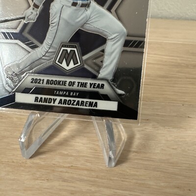 2021 AL新人賞のランディーアロサレーナRC AUです。 2022 Panini Mosaic Randy Arozarena 2021 Rookie of the Year