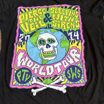 Pierce The Veil Sleeping With Sirens 2014 World Tour T-Shirt S-5XL