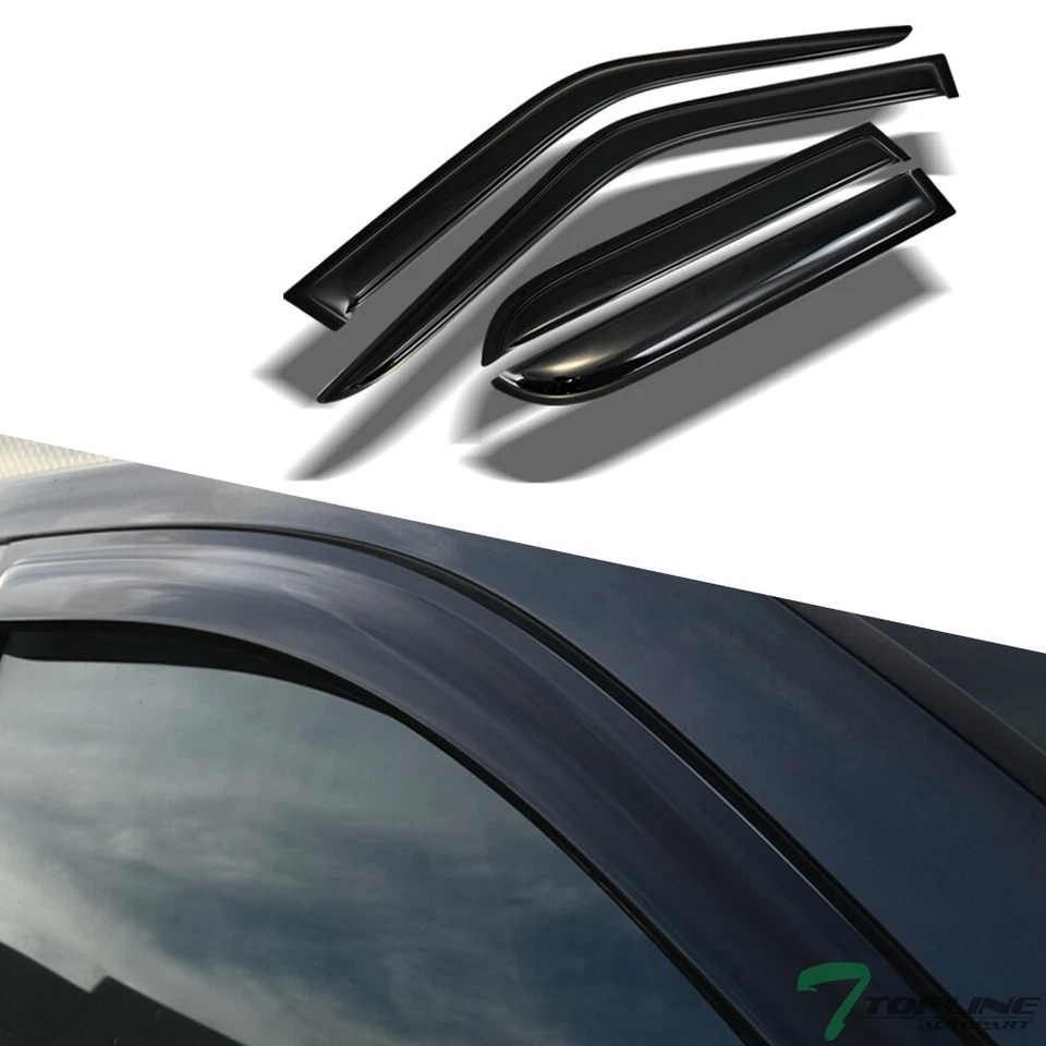 Topline For 1990-1995 Toyota 4Runner Sun Rain Guard Vent Shade Window Visors 4pc Foto 3 de 4