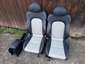 Mercedes CLC CL203 Bj08  Sitze Sitzausstattung Kunstleder Bicolor Schwarz / Weiß