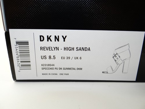 Sandalias de tacón alto DKNY Revelyn Plateau T.39 Gunmetal - Imagen 11 de 11