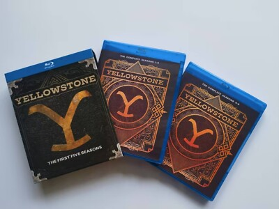 #ad Yellowstone – The Complete Series: Seasons 1–5 12 Discs Blu ray $47.49