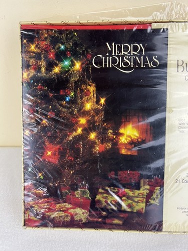 20 Vintage 1970's/80's Buzza Christmas Cards And Envelopes in Original Package - Picture 2 of 9