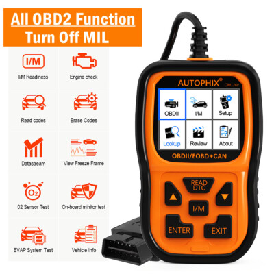 Profi Auto Diagnosegerät KFZ OBD2 Scanner Fehlerauslesegerät Codeleser OM126P