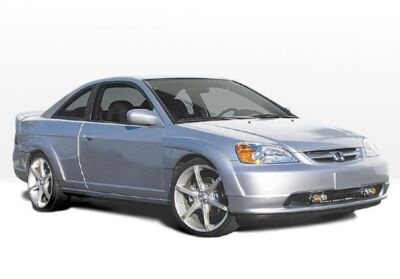 EXTREME 7PC FENDER FLARE SET FOR 2001-2003 Honda Civic 2dr