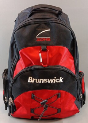 Brunswick Zone Rolling Ball Roller Red Bowling Bag Extending Handle