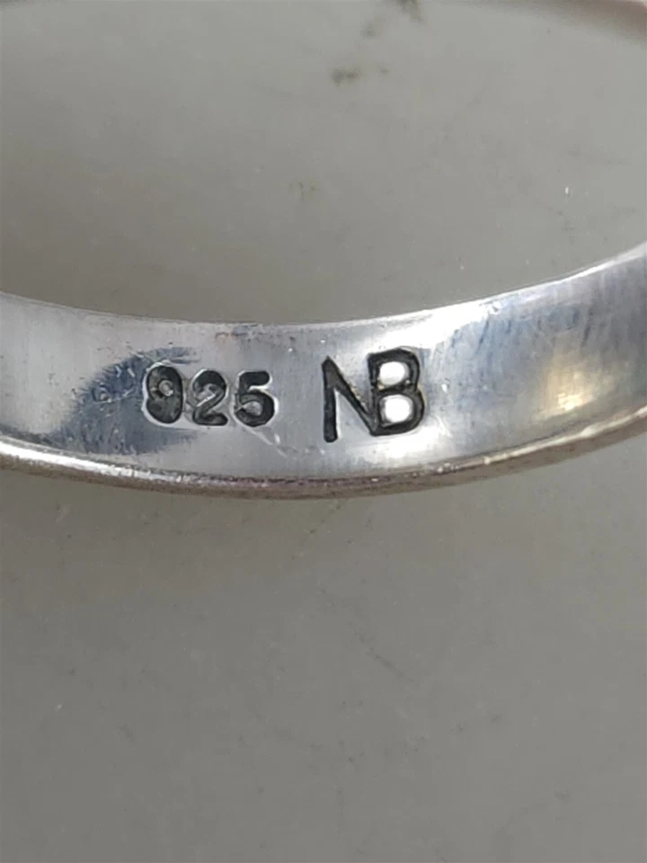 Nicky Butler Vintage Sterling Silver Multi Gemstone Raj Ring Size 6.75 - 9 Grams - Image 4 of 4